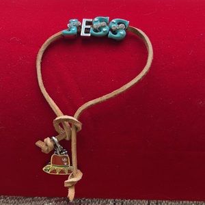 Leather bracelet Hand made
